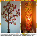 100pcs Artificial Maple Leaves Fake Leaves Fabric for Halloween Decorations Classroom Display Autumn Decorations