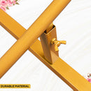 Round Arch Stand Flower Balloon Plants Vine Climbing Metal Frame With Floor Base