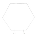 Hexagon Arch Stand Metal Backdrop Stand Garden Arbors
