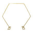 Pentagon Arch Stand Metal Backdrop Stand Garden Arbors