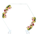 Pentagon Arch Stand Metal Backdrop Stand Garden Arbors