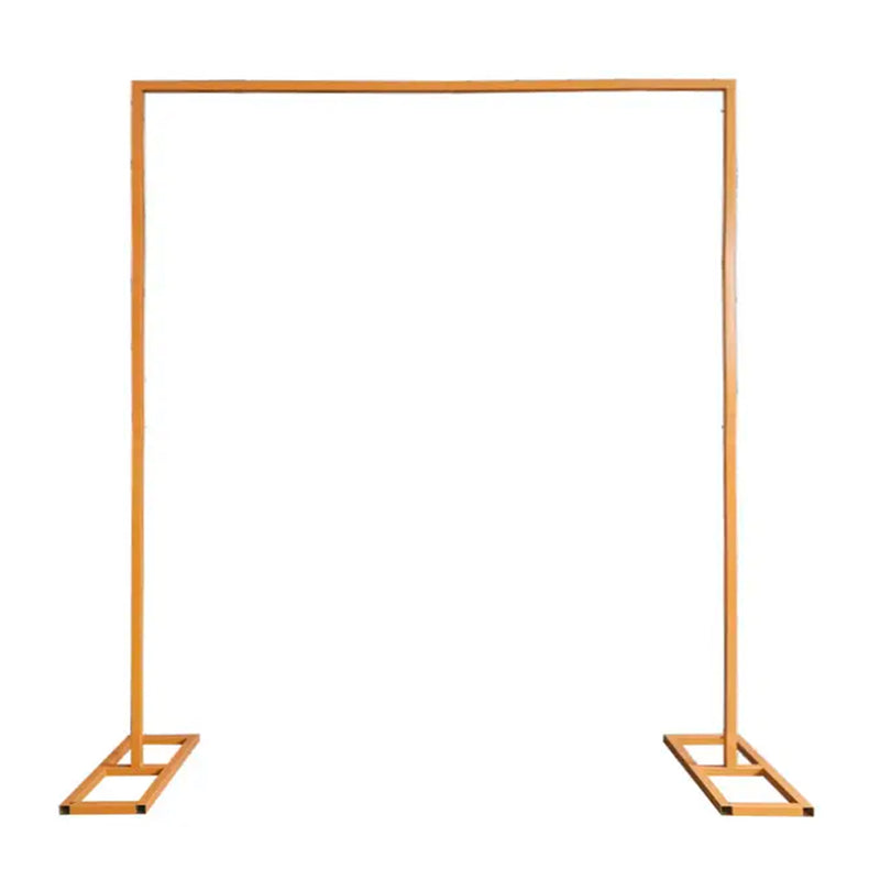 Square Arch Stand with Base Metal Backdrop Stand Garden Arbors -  2m x 2m