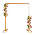 Square Arch Stand with Base Metal Backdrop Stand Garden Arbors -  2m x 2m