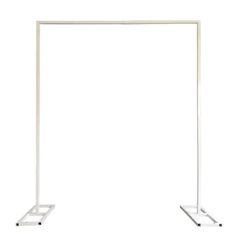 Square Arch Stand with Base Metal Backdrop Stand Garden Arbors -  2m x 2m