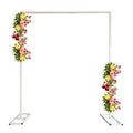 Square Arch Stand with Base Metal Backdrop Stand Garden Arbors -  2m x 2m