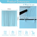 Spandex Backdrop Curtain, Wrinkle-Free Polyester Fabric Panel for Baby Showers, Weddings, Parties, and Photography Decoration