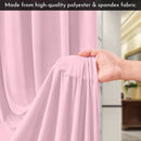 Spandex Backdrop Curtain, Wrinkle-Free Polyester Fabric Panel for Baby Showers, Weddings, Parties, and Photography Decoration