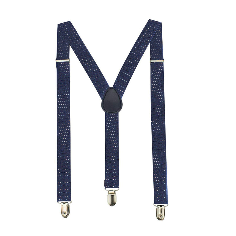 Y Shape Elasticated Suspenders Metal Clips Braces, 35mm Wide