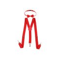 Kids Braces Bow Tie Set, Fully Elasticated Y Shape Suspender, 25mm Wide