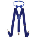 Kids Braces & Bow Tie Set, Fully Elastic Y Shape Suspender, 25mm Wide