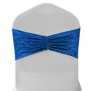 Velvet Chair Band Glitz Shiny Fabric Strechy Chair Band Sash