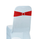 Spandex Chair Band with Slider Buckle Stretchy Chair Band Sash