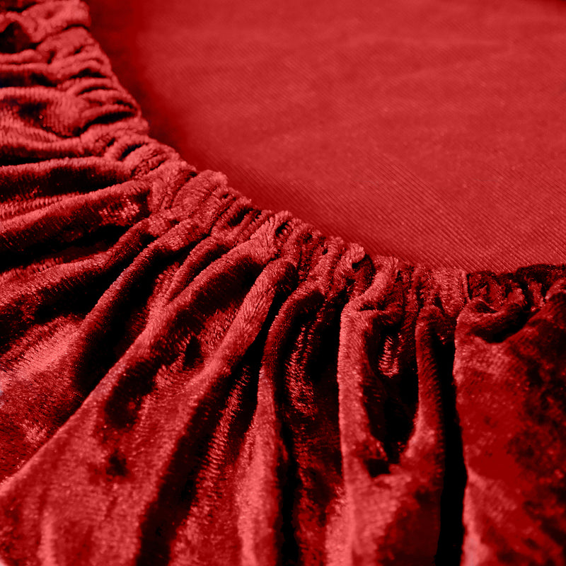 Crushed Velvet Seat Pad Covers for Chiavari Wedding Chairs