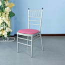 Rose Pink Spandex Strechy Chair Pad Covers Removable Washable Chair Seat Cover