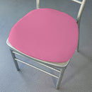 Rose Pink Spandex Strechy Chair Pad Covers Removable Washable Chair Seat Cover