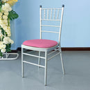 Rose Pink Spandex Strechy Chair Pad Covers Removable Washable Chair Seat Cover