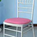 Rose Pink Spandex Strechy Chair Pad Covers Removable Washable Chair Seat Cover