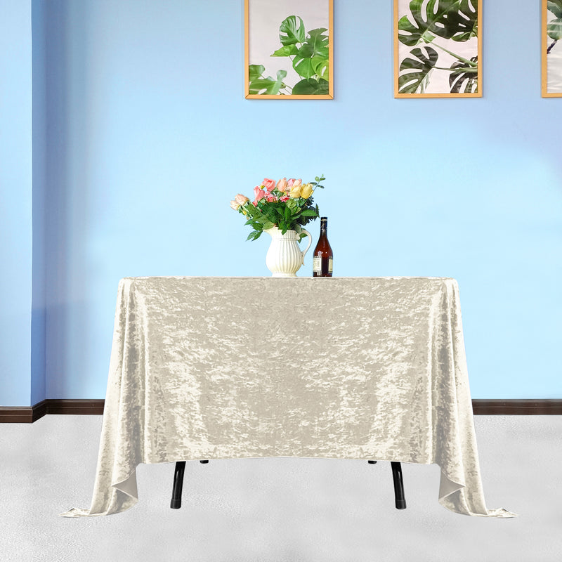 Diamond Velvet Square Tablecloth