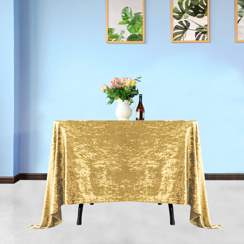 Diamond Velvet Square Tablecloth