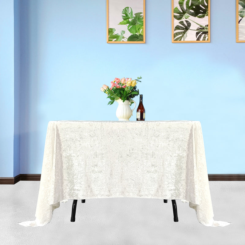 Diamond Velvet Square Tablecloth