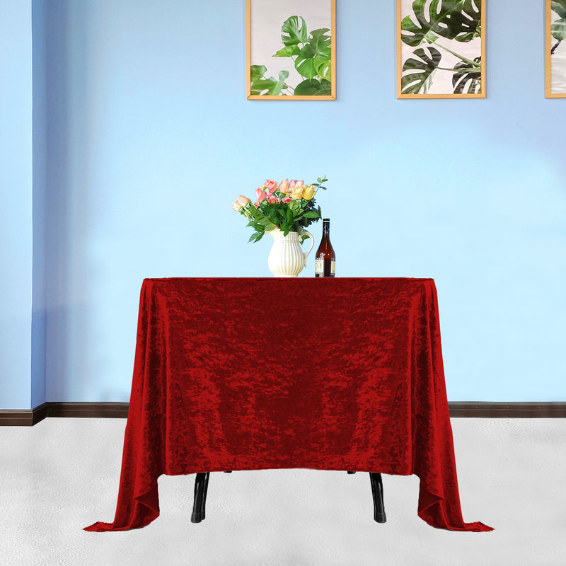 Diamond Velvet Square Tablecloth