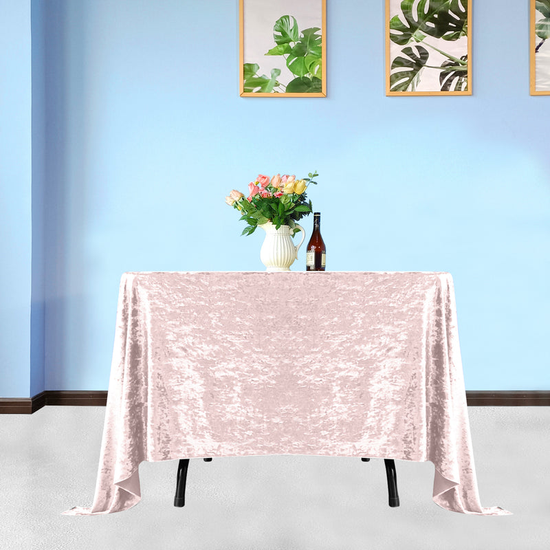 Diamond Velvet Square Tablecloth