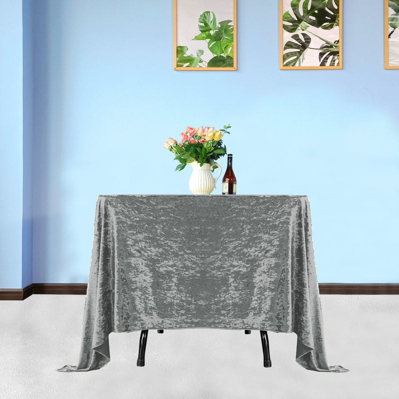 Diamond Velvet Square Tablecloth