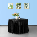 Diamond Velvet Round Tablecloth
