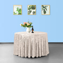 Diamond Velvet Round Tablecloth