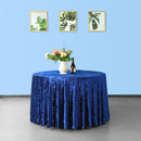 Diamond Velvet Round Tablecloth