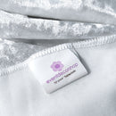 Pack of 10 Crushed Velvet Square Tablecloth, 90Inch x 90Inch, White