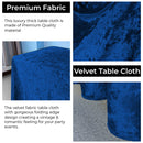 Diamond Velvet Rectangle Tablecloth