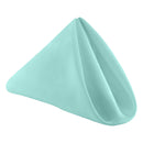 Set of 10 Cotton Polyester Napkins with Hemmed Edges, 20 Inch