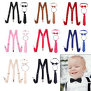 Kids Braces, Bow Tie & Necktie Set, 12-16 Years Y Shape Suspender