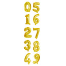 40-Inch Self-Inflating Foil Balloons Number Balloons Foil Digit Balloon for Birthdays Wedding Anniversaries