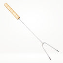 Wood & Stainless Steel 3-piece Barbecue Grill Accessories