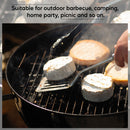 Wood & Stainless Steel 3-piece Barbecue Grill Accessories