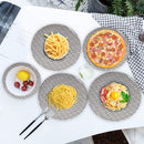 16 Piece Melamine Dinner Set, Plates, Dessert Plates, Bowls & Cups