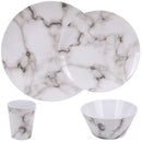 16 Piece Melamine Dinner Set, Plates, Dessert Plates, Bowls & Cups