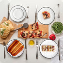 16 Piece Melamine Dinner Set, Plates, Dessert Plates, Bowls & Cups