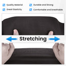 75mm Wide Flat Elastic Band, Stretchable Waistband Tape Elastic Cord for Sewing Clothing, Garments, Dressmaking, DIY Craft Projects, Black, 25 Metres