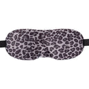 3D Contoured Leopard Printed Eye Mask for Sleeping, Blindfold Sleep Mask with Adjustable Strap