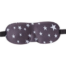 3D Contoured Grey Eye Mask for Sleeping, Star Printed Blindfold Sleep Mask with Adjustable Strap
