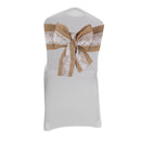 10pcs Hessian Chair Sashes, 22cm x 280cm
