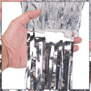 Foil Fringe Tinsel Curtain Backdrop Steamers