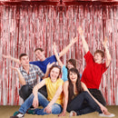 Foil Fringe Tinsel Curtain Backdrop Steamers