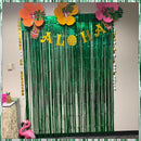 Foil Fringe Tinsel Curtain Backdrop Steamers