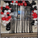 Foil Fringe Tinsel Curtain Backdrop Steamers