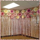 Foil Fringe Tinsel Curtain Backdrop Steamers