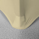 Spandex Chair Cover Front Flat Slipcovers Removable Washable, Champagne